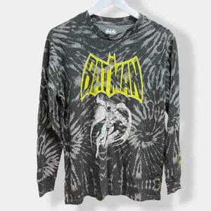 5/$20 Batman Tie Dye Long‎ Sleeve T-Shirt S